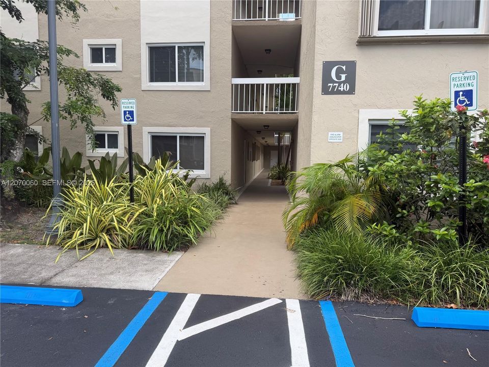Entrance to building