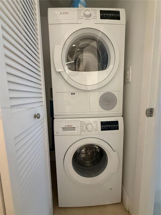 Inside of unit