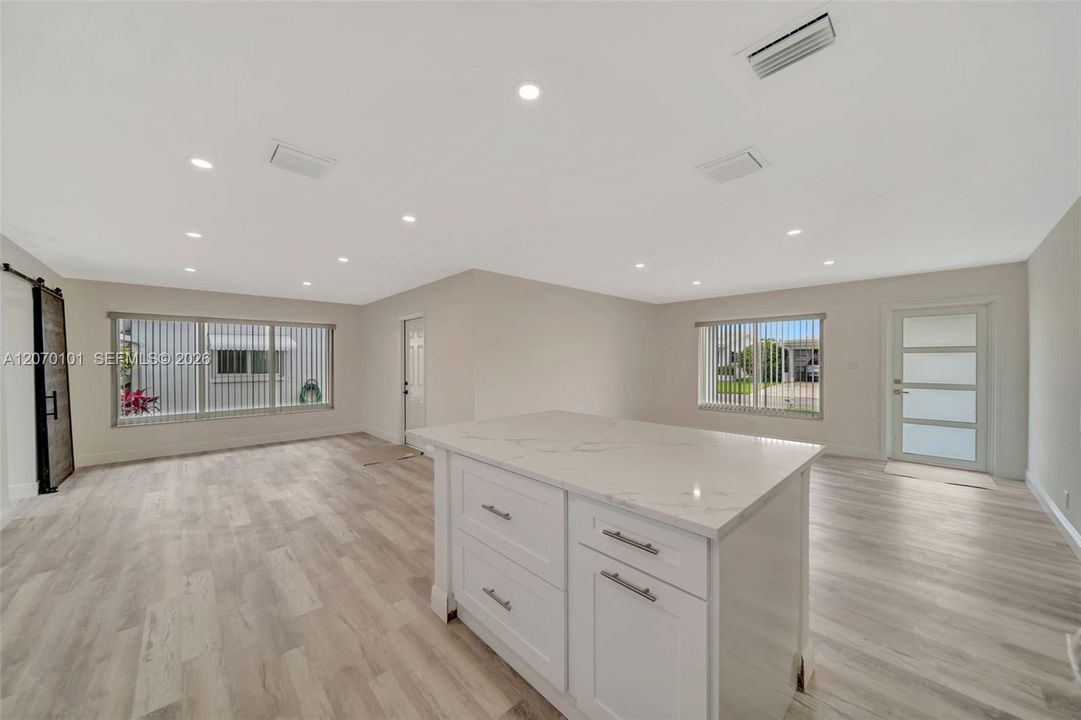View of dining & Living room area