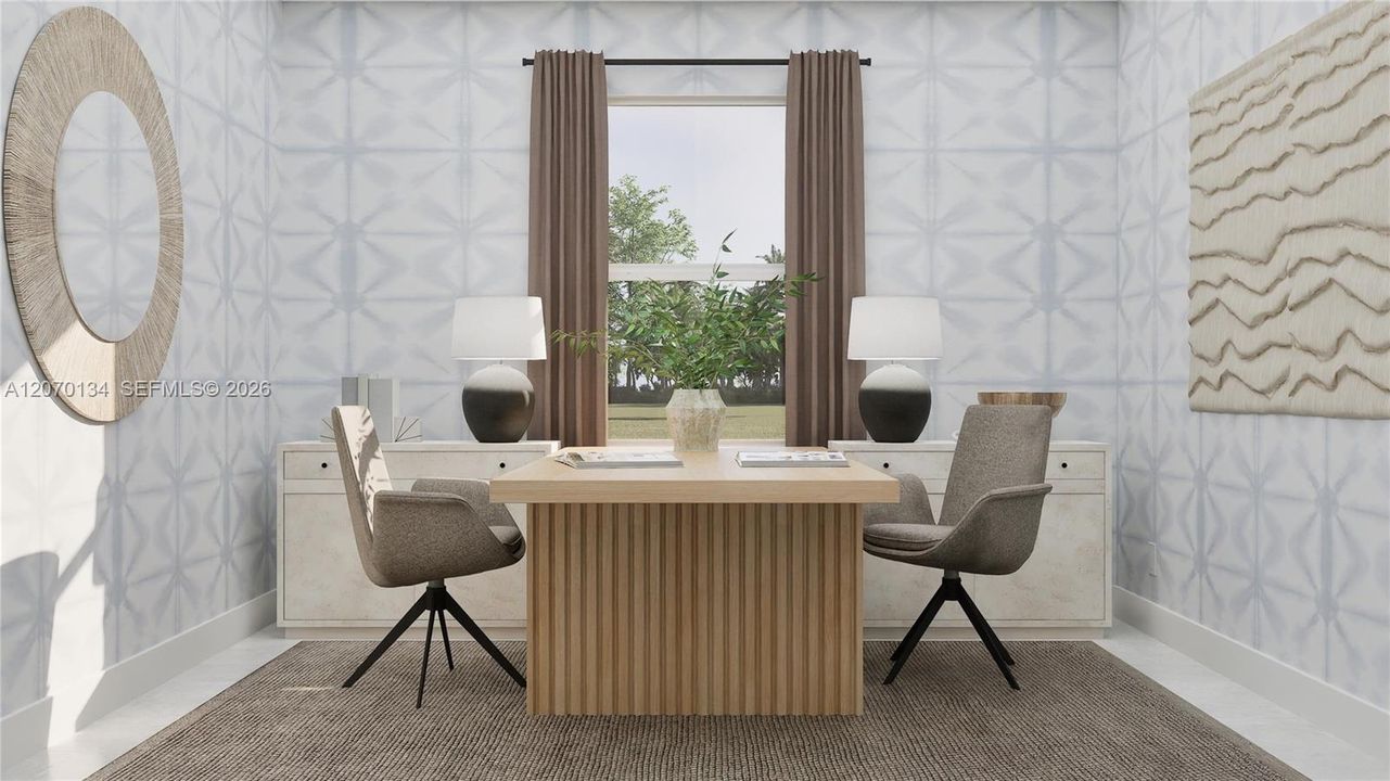 The flex space is versatile and ready to meet the unique needs of the homeowner.