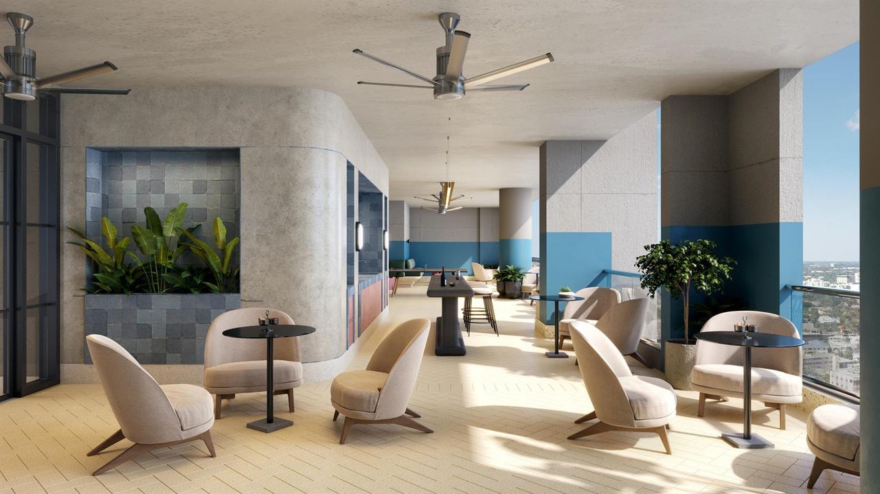 Residential Amenities Lounge