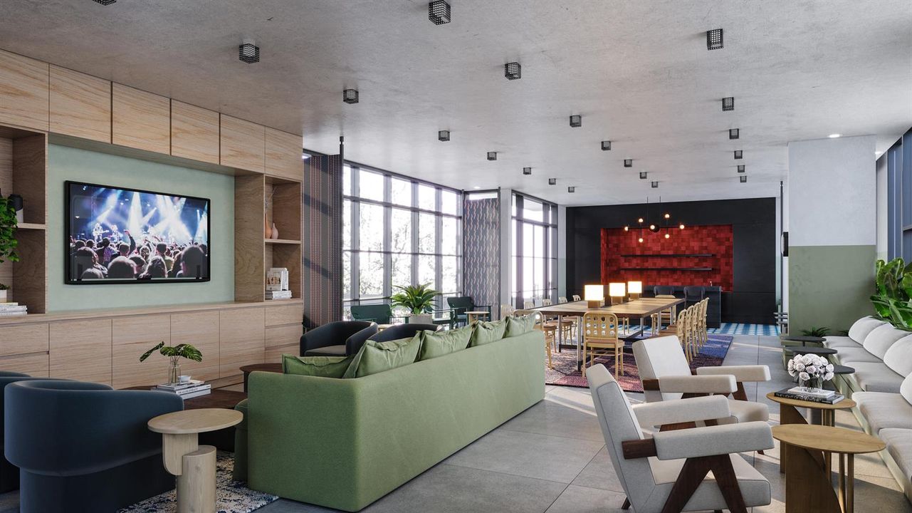 Residential Amenities Lounge