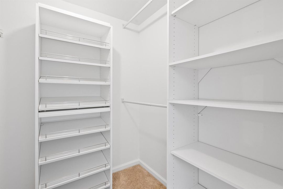 Primary closet