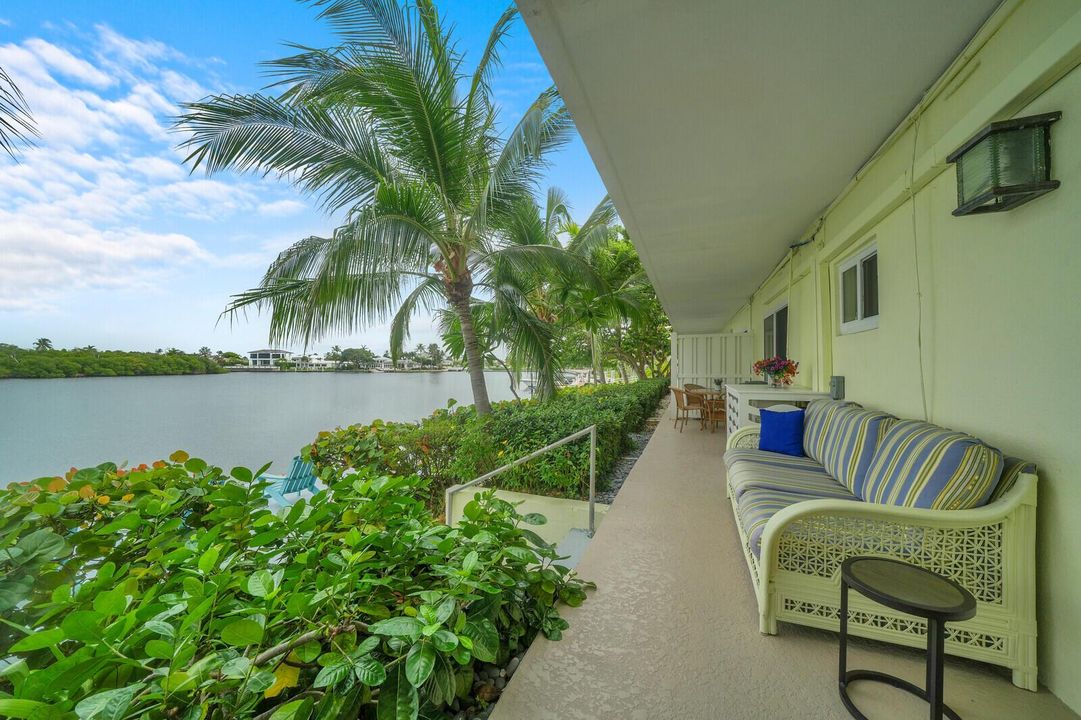 Covered, oversized patio