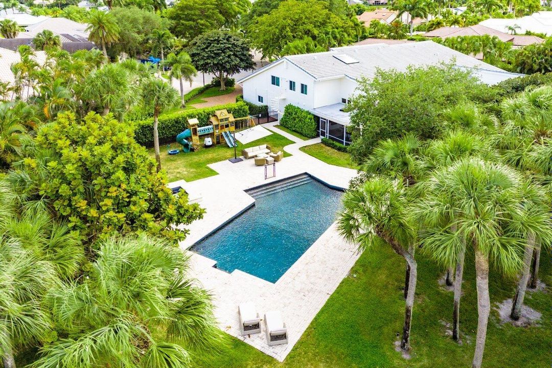 Aerial View of Backyard