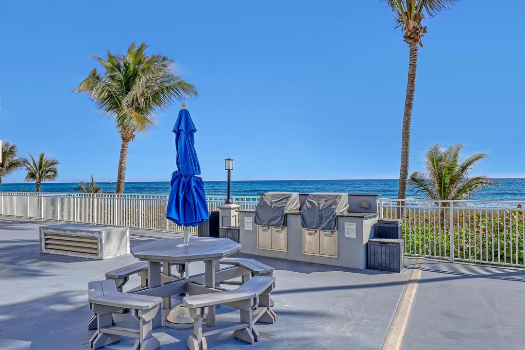 Grilling Ocean-Front