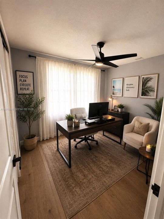 Virtually Staged Office