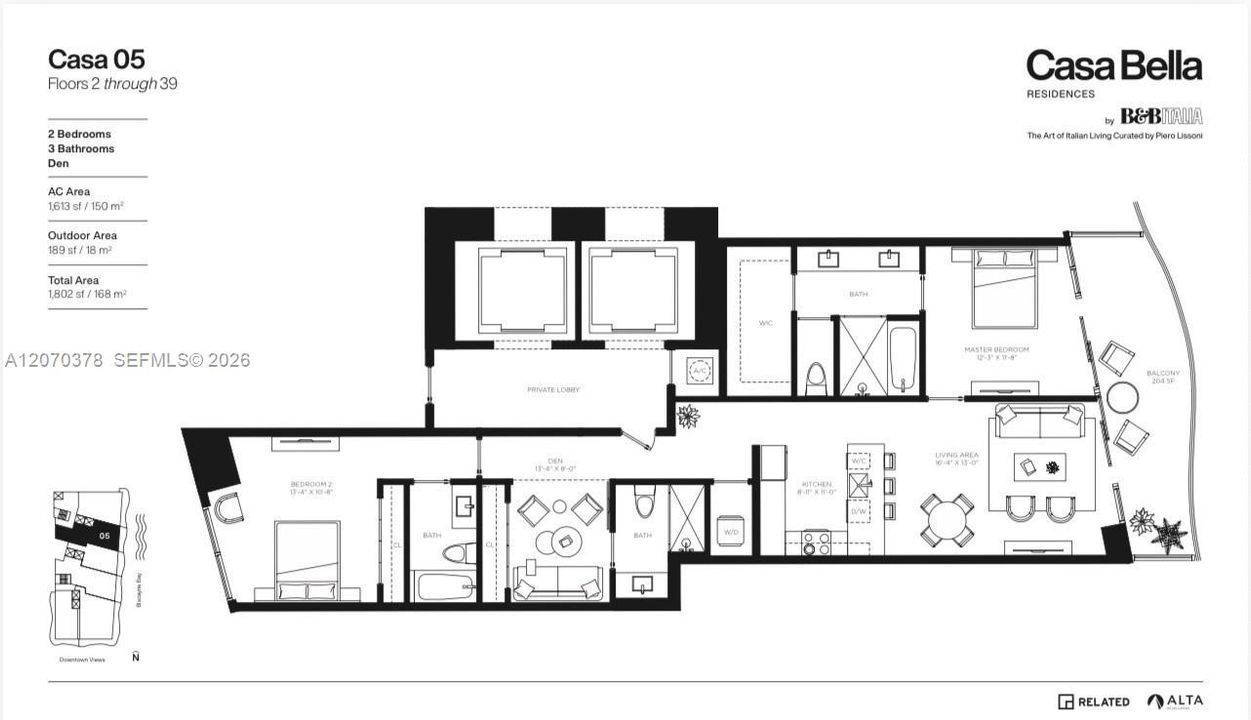 For Sale: $1,895,000 (2 beds, 3 baths, 1613 Square Feet)