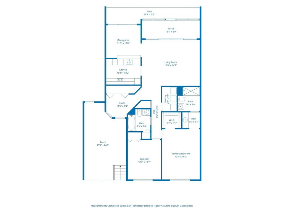 FLOOR PLAN - APPROX MEASUREMENTS
