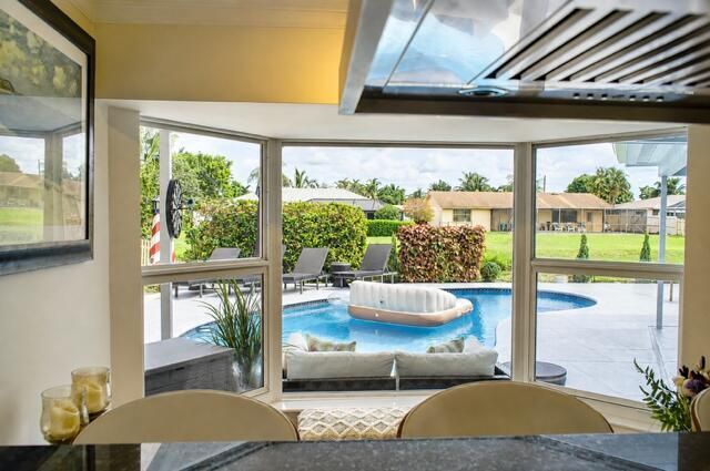 Kitchen Bay Window View
