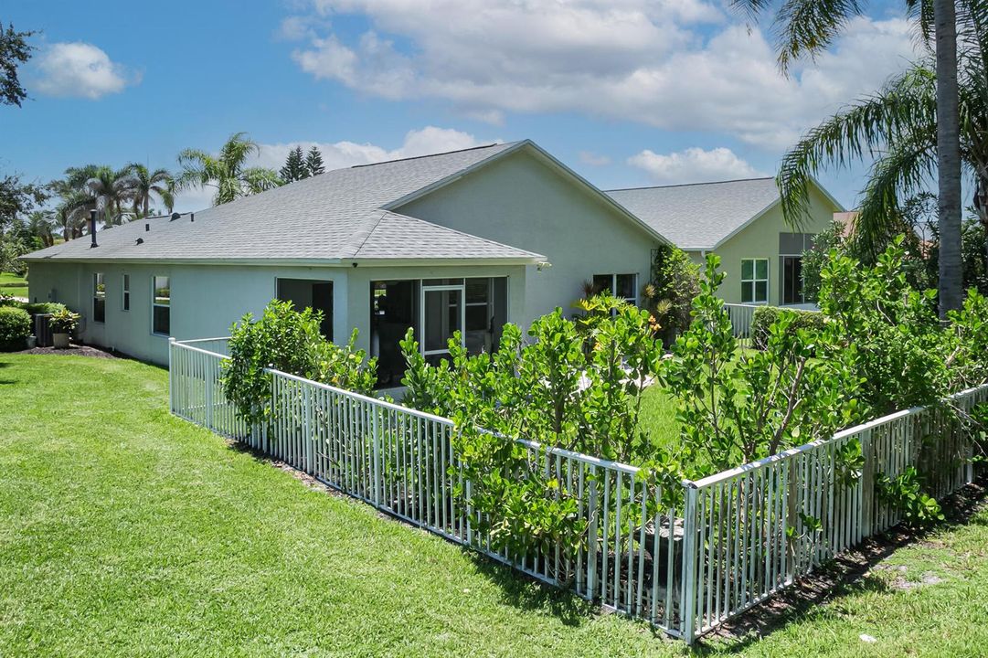 Fenced in yard