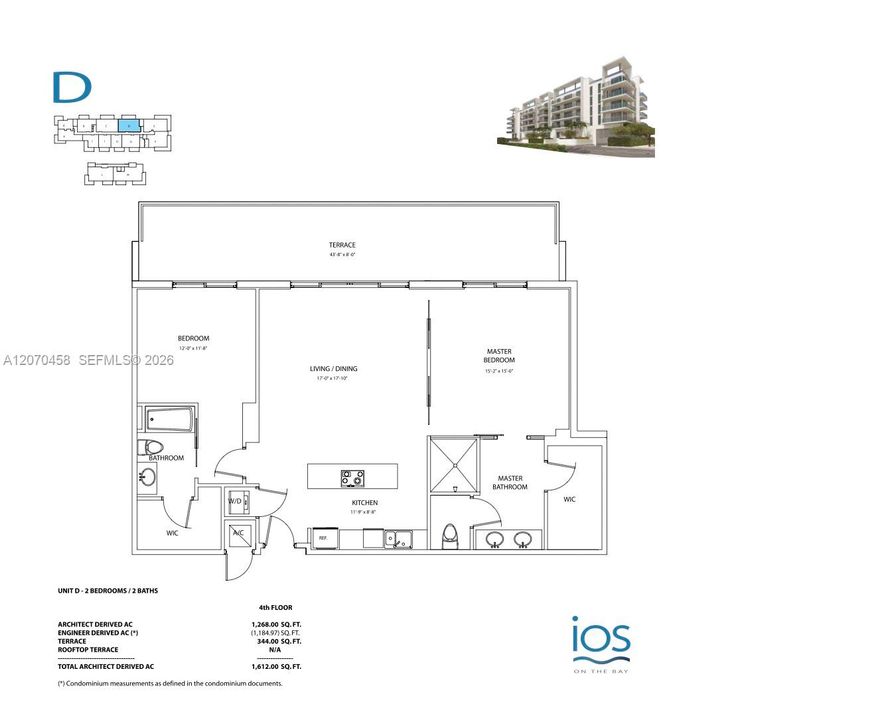 For Rent: $5,500 (2 beds, 2 baths, 1172 Square Feet)