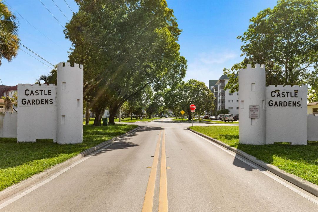 Entrance to community