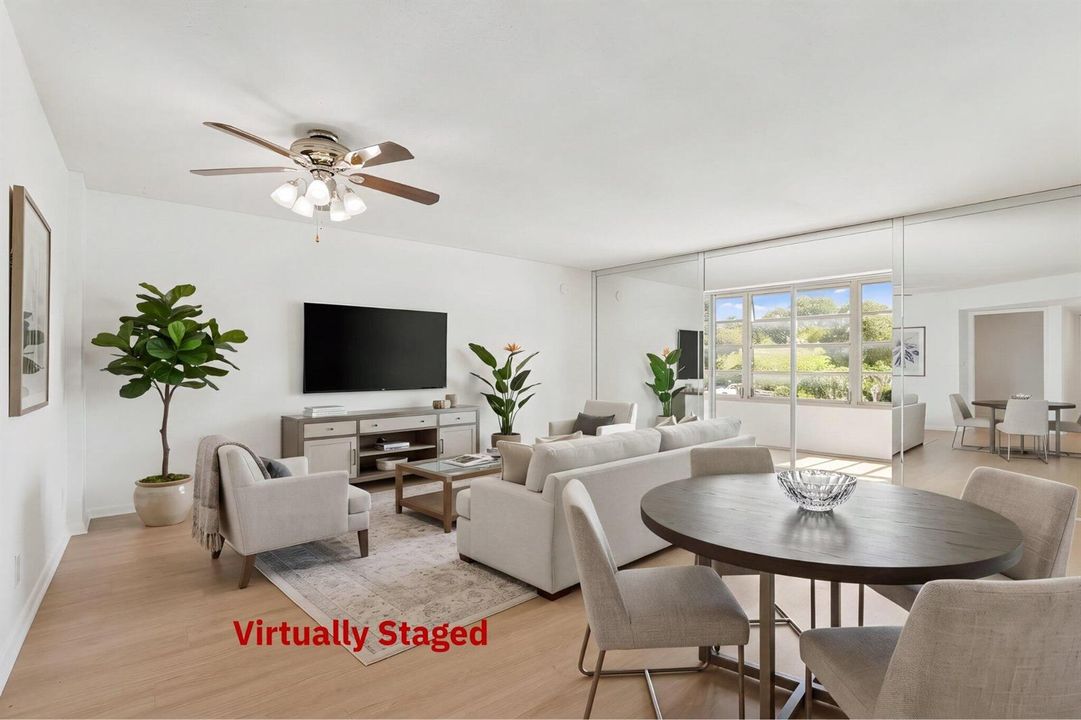 Staged Living-dining