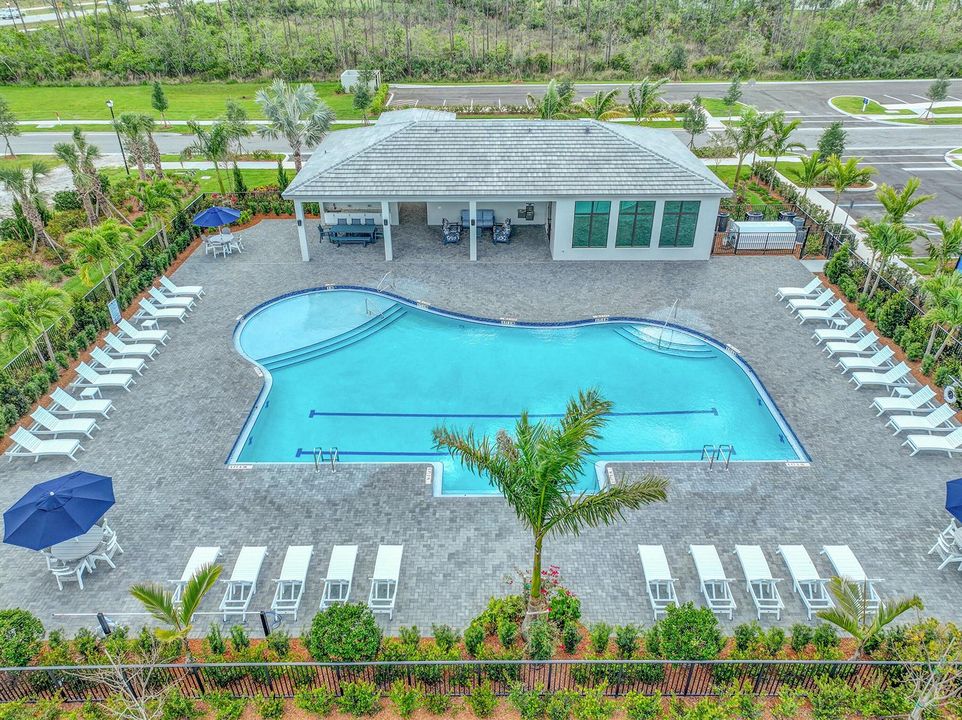 MOSAIC resort pool and club area