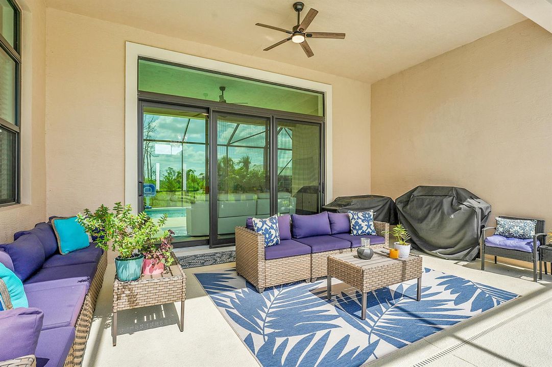 covered and screened patio