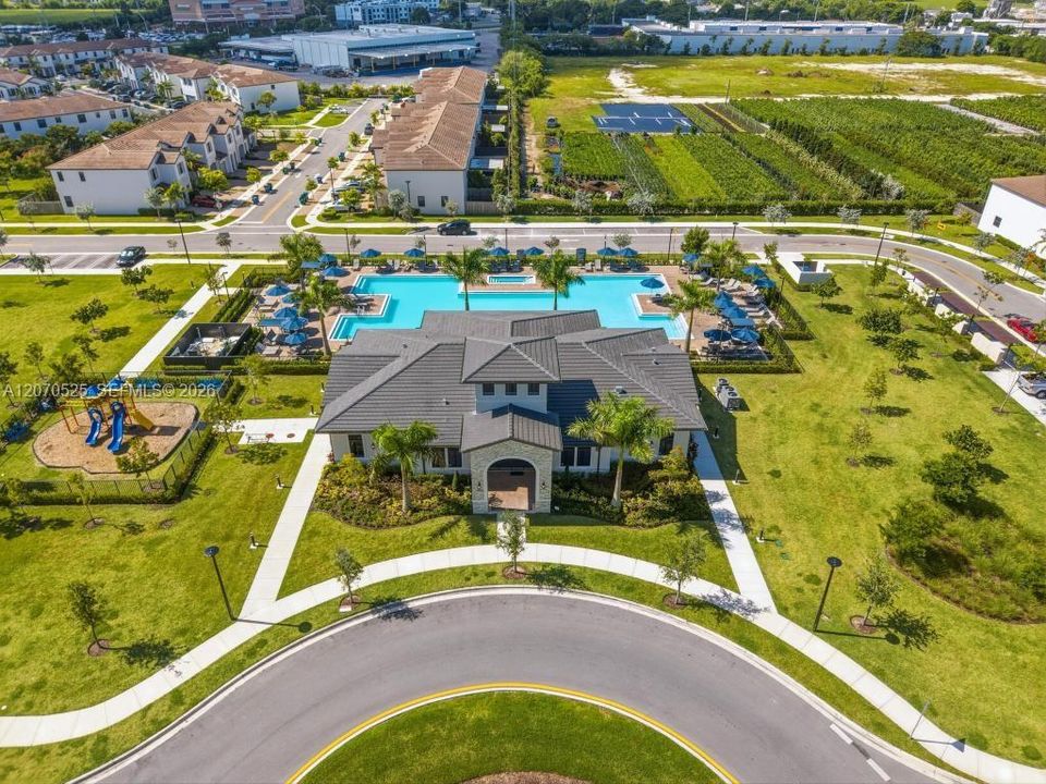And once you see the aerial views, you really understand the scale of the community.