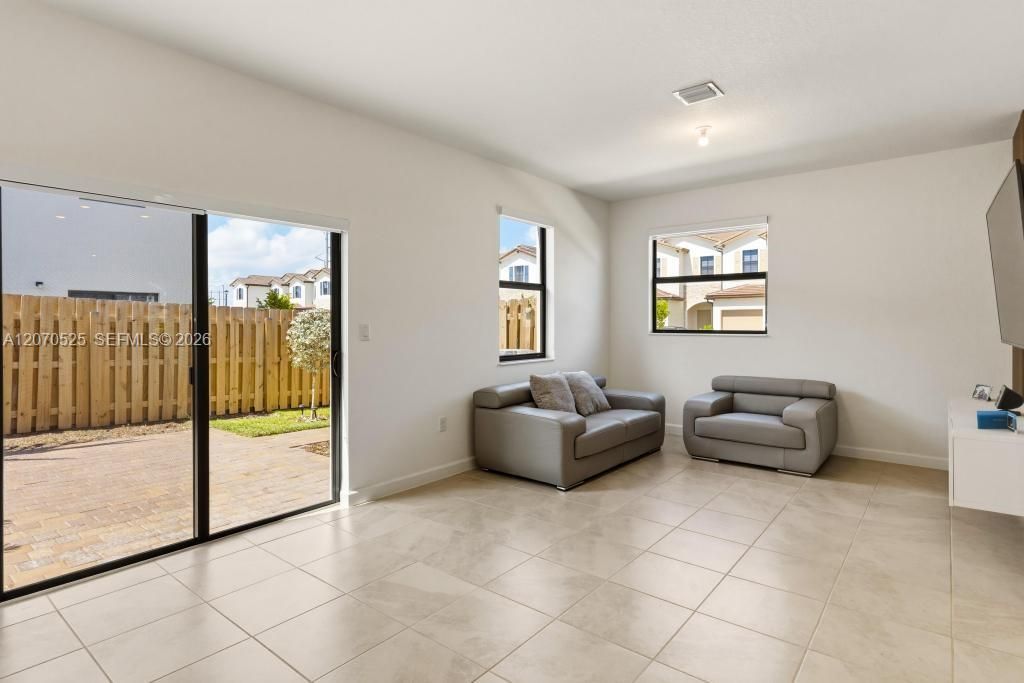 And now you get something that's becoming increasingly important in South Florida living.