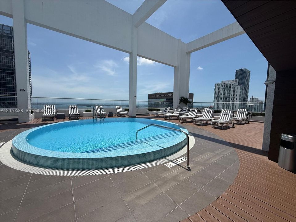 Rooftop pool