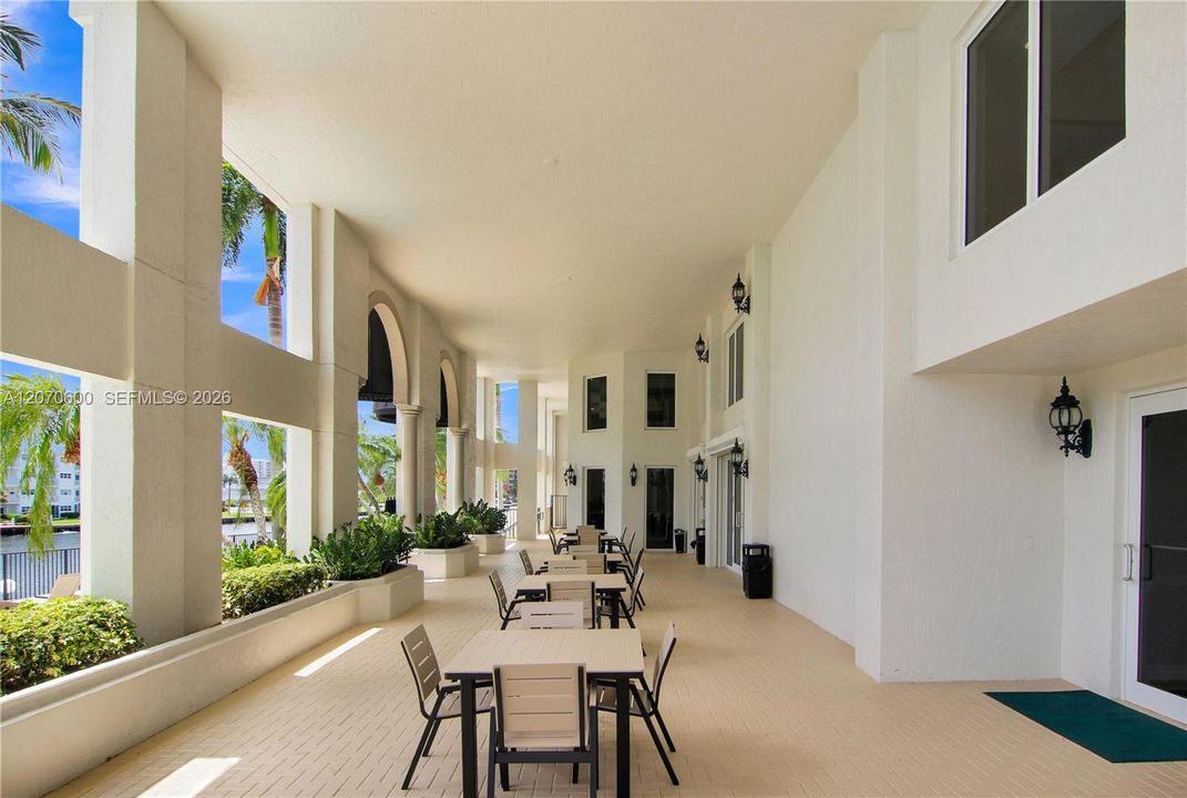 Pool patio