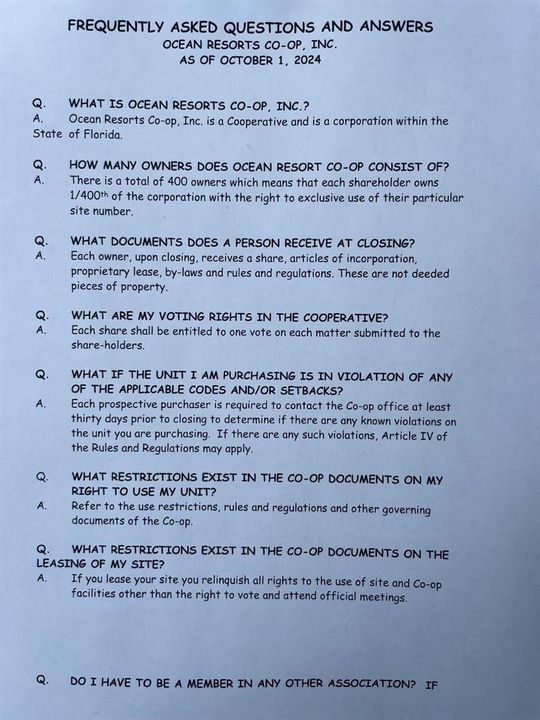 OR FAQ 1