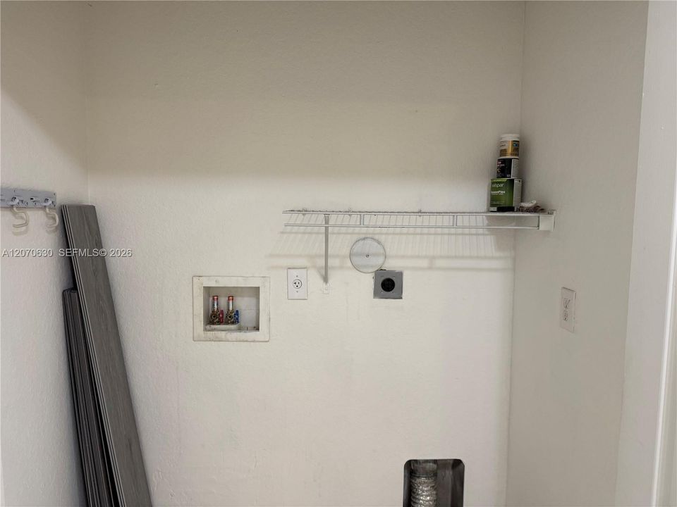 Washer/dryer will be installed