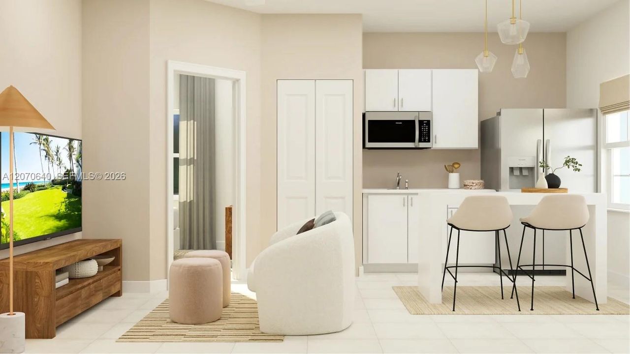 Next Gen® SuitePerfect for independent living and multigenerational families, this attached suite comes complete with its own separate entrance off the entry way, a Great Room, bedroom, bathroom and laundry room.