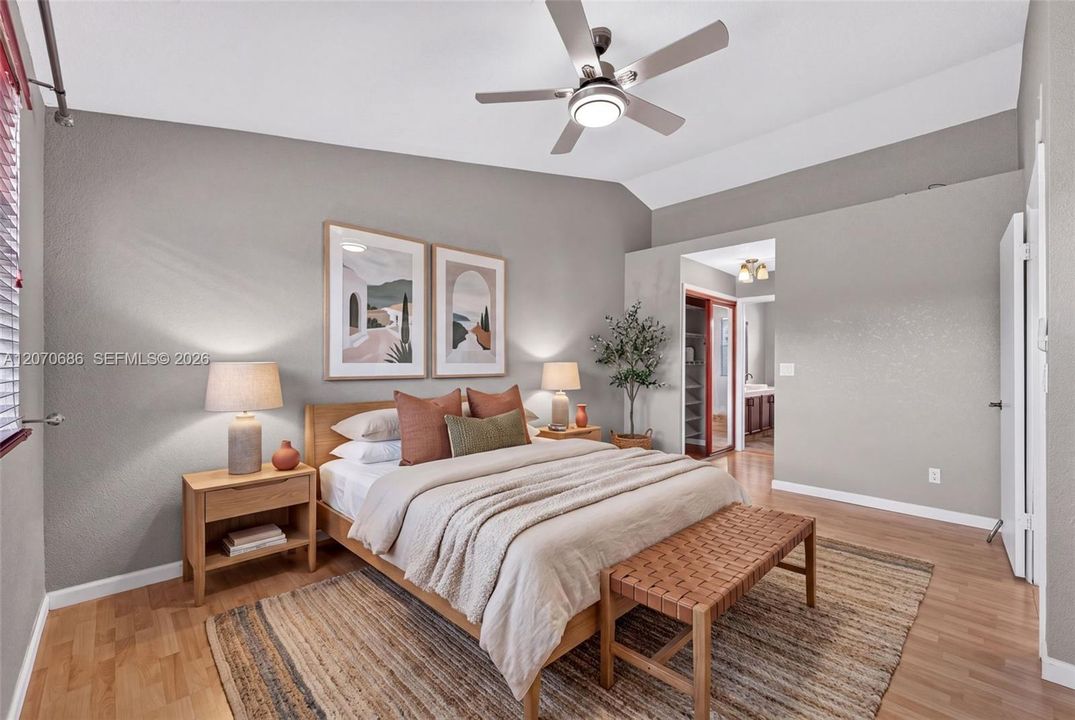 Master Bedroom - Virtually Staged