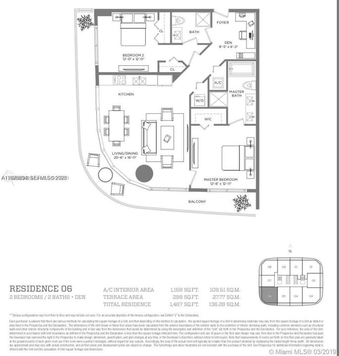В аренду: $5,300 (2 спален, 2 ванн, 1053 Квадратных фут)