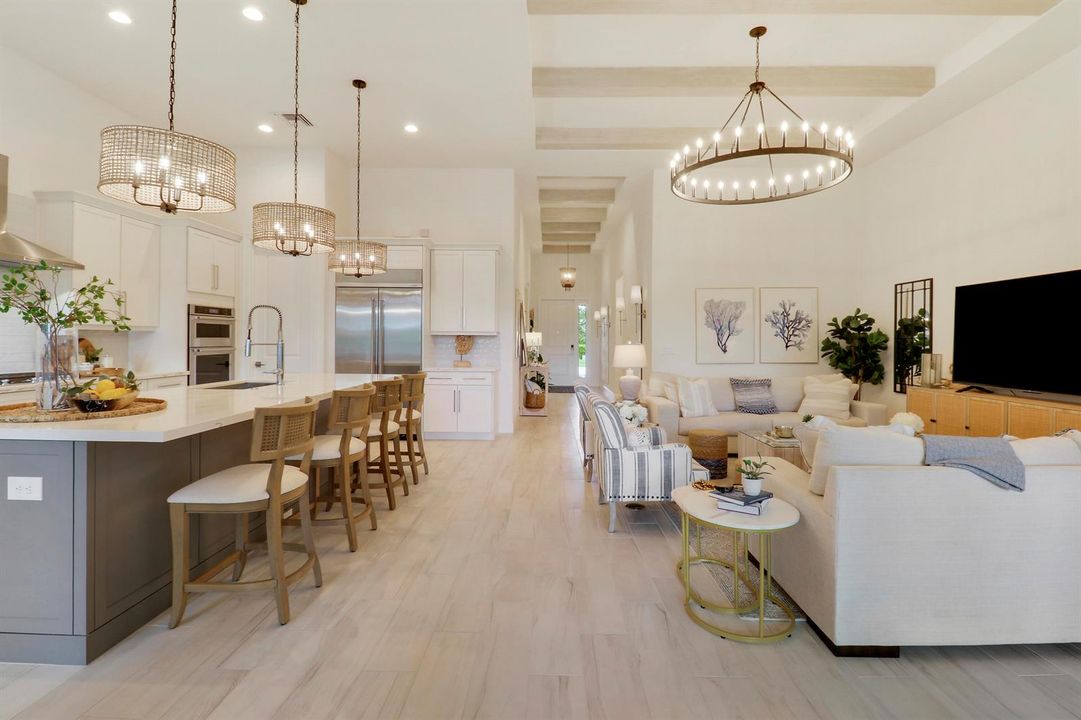 living room/kitchen