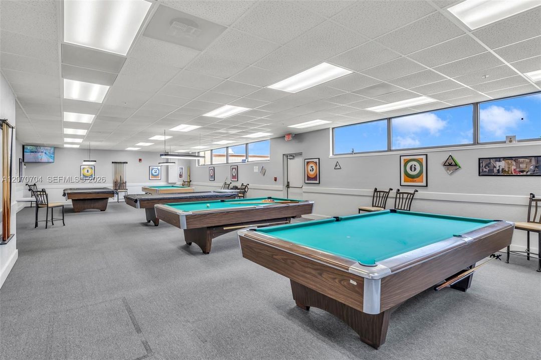 BILLIARD TABLES