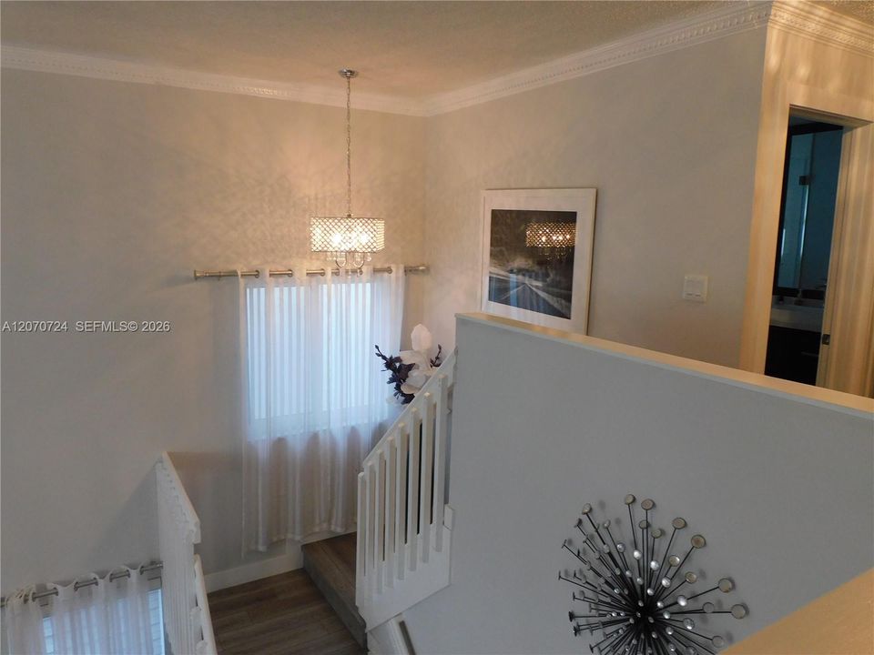 View from 2nd Level to Stairs.