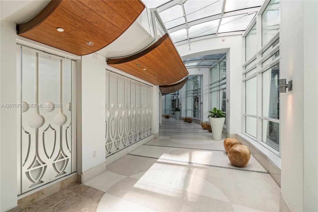 Hotel hallway