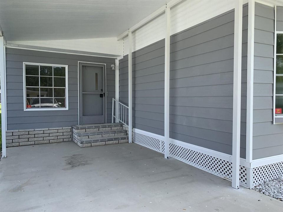 Carport Entrance