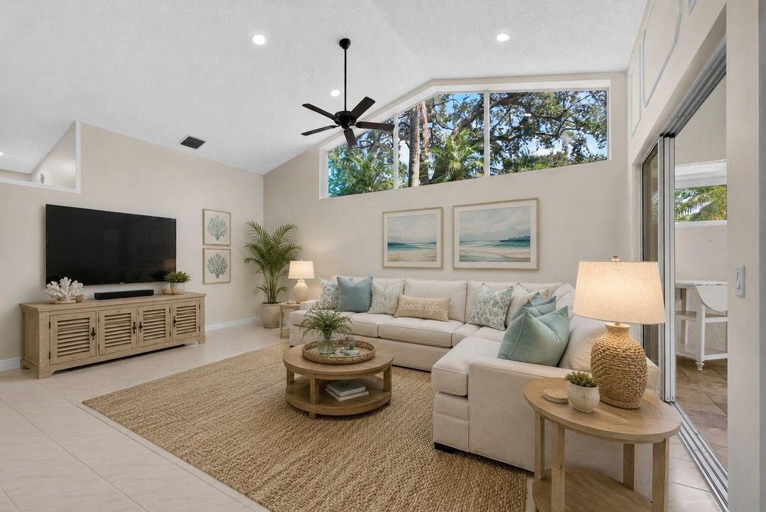 VIRTUALLY STAGED LIVING ROOM