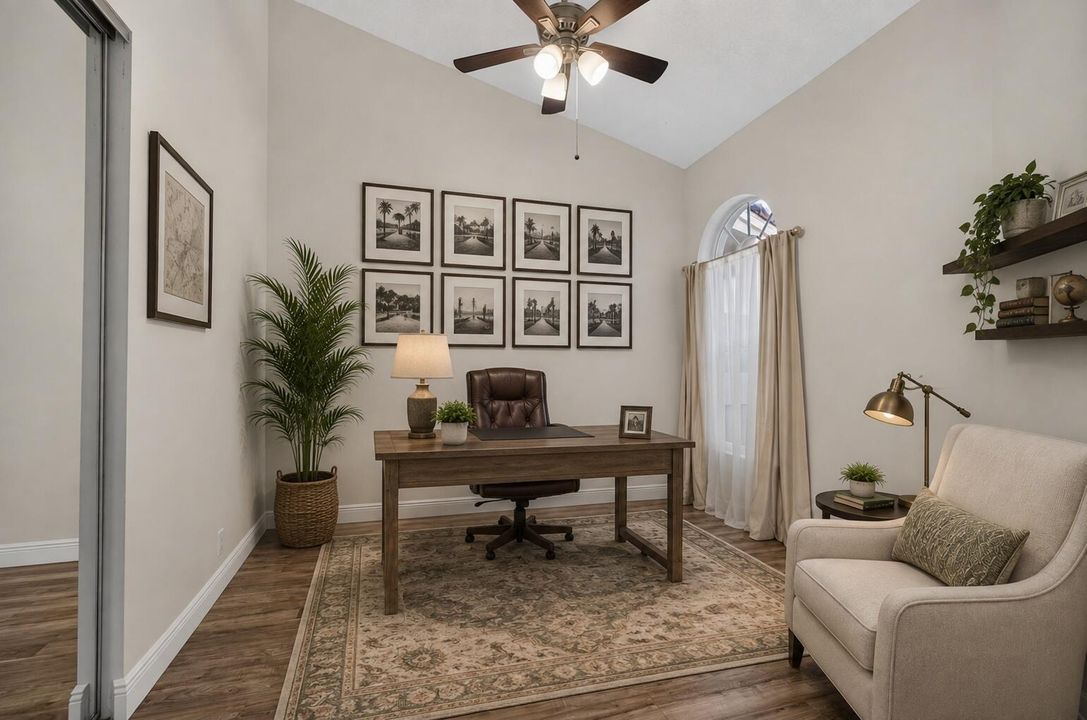 VIRTUALLY STAGED OFFICE/3RD BEDROOM