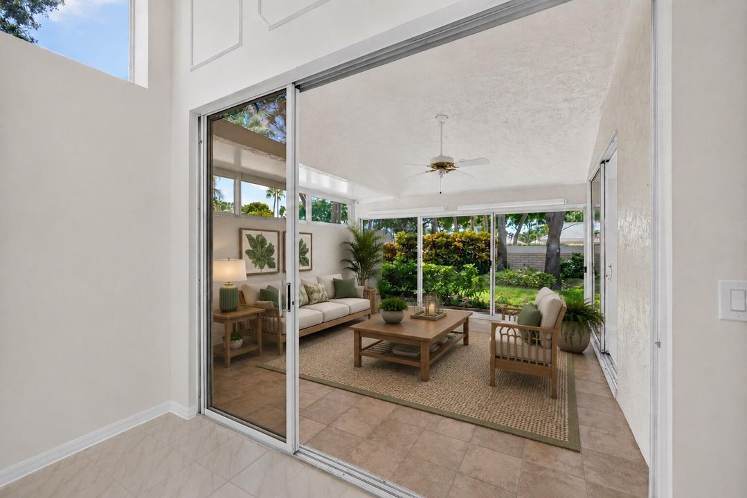 VIRTUALLY FURNISHED PATIO