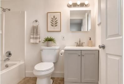 Bright bathroom