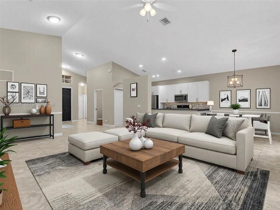 Inviting living room with an airy feel, perfect for both everyday living and entertaining.