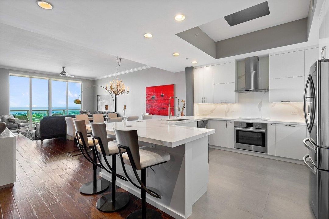 sky lights in kitchen