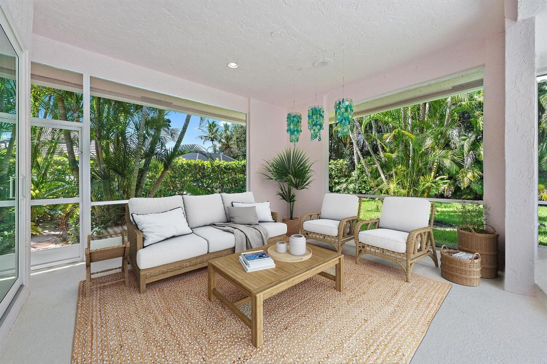 Virtually Staged Patio