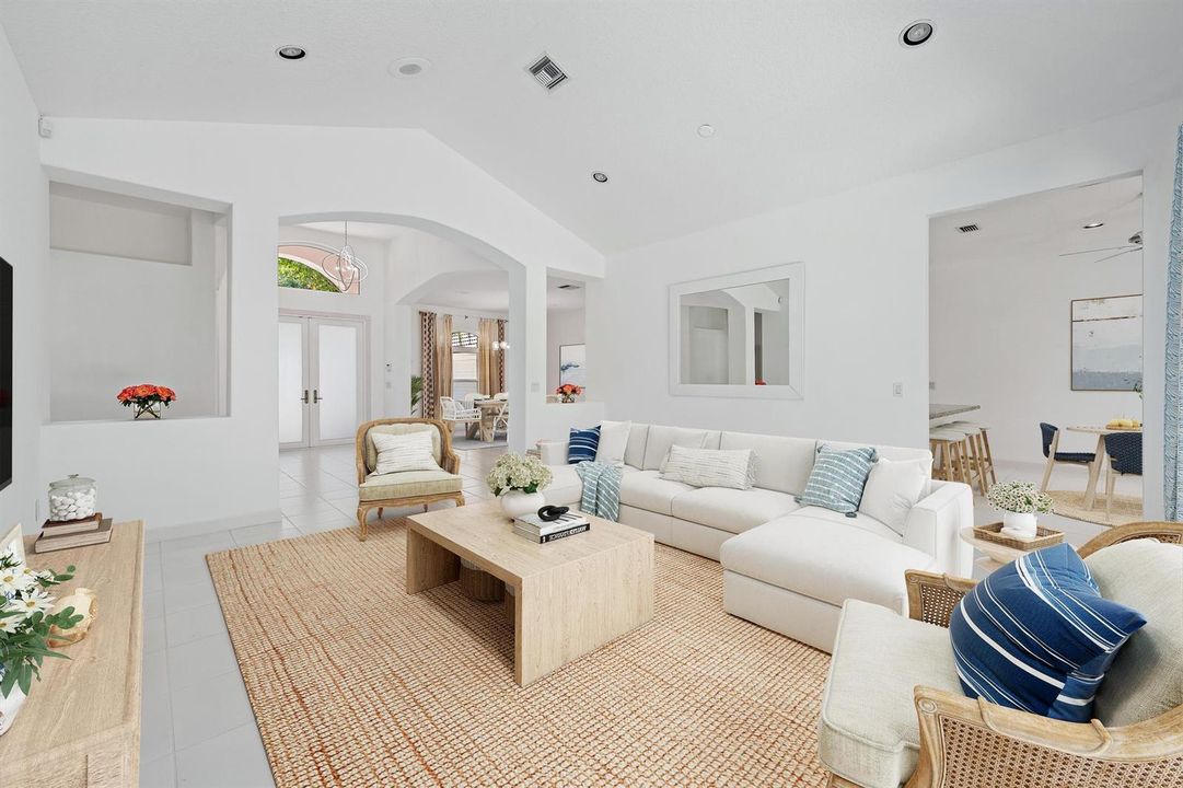 Virtually Staged Living
