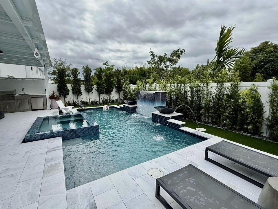 Pool in neighborhood