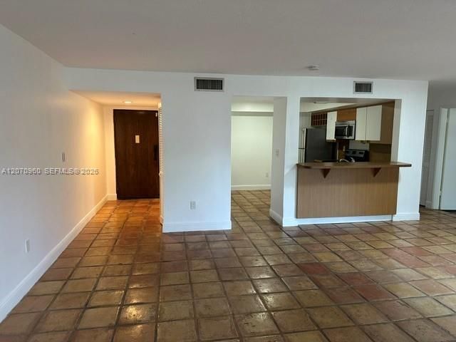 Living, Foyer and Kitchen View