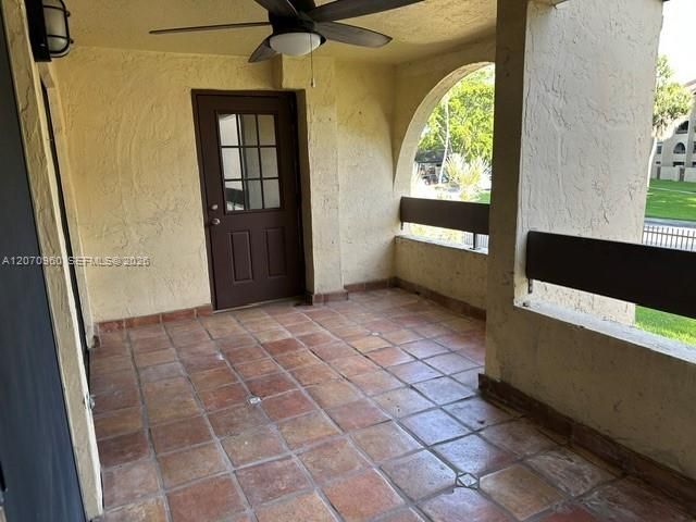 Balcony And Inside Storage Door View