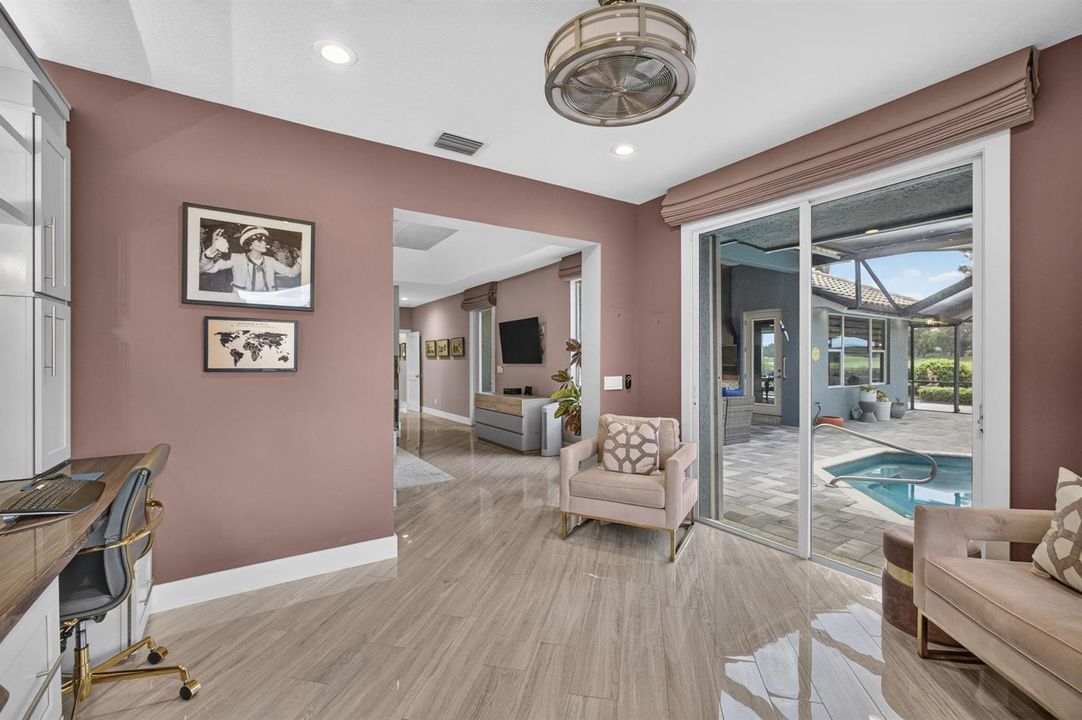 Walk out to Pool & Patio