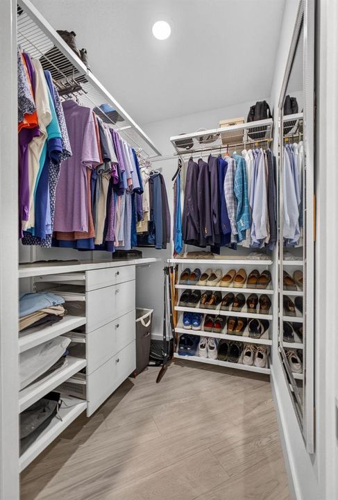 First Walk-In Closet