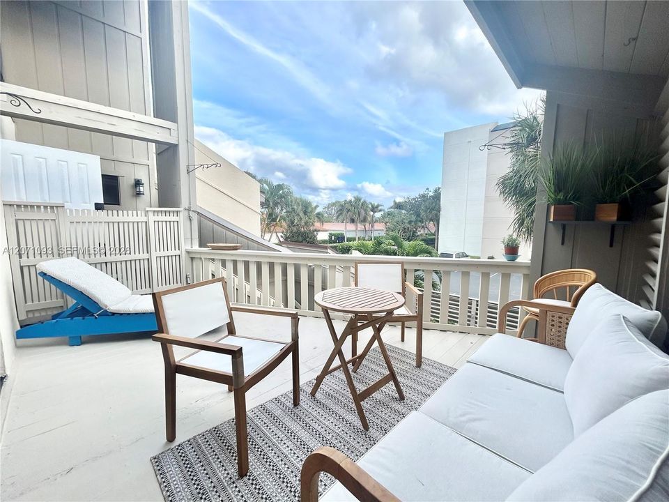 Upstairs Deck Area