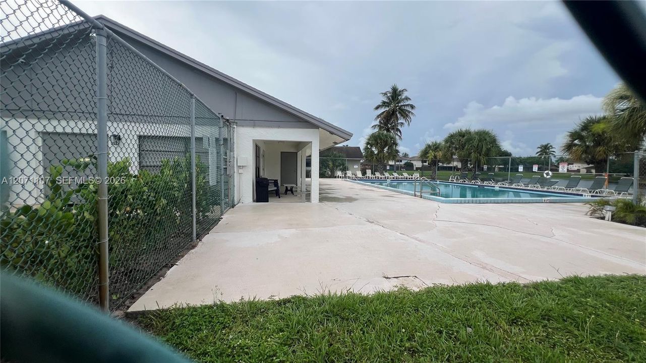 community clubhouse and pool