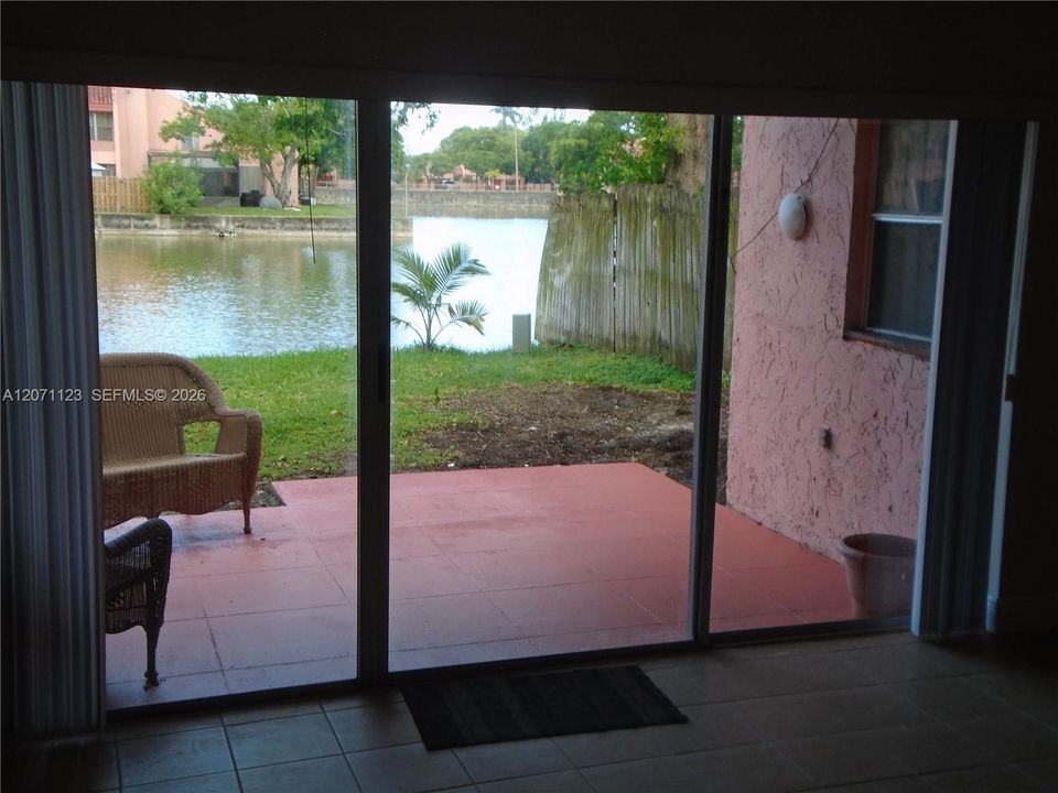 VIEW FROM LIVING AREA